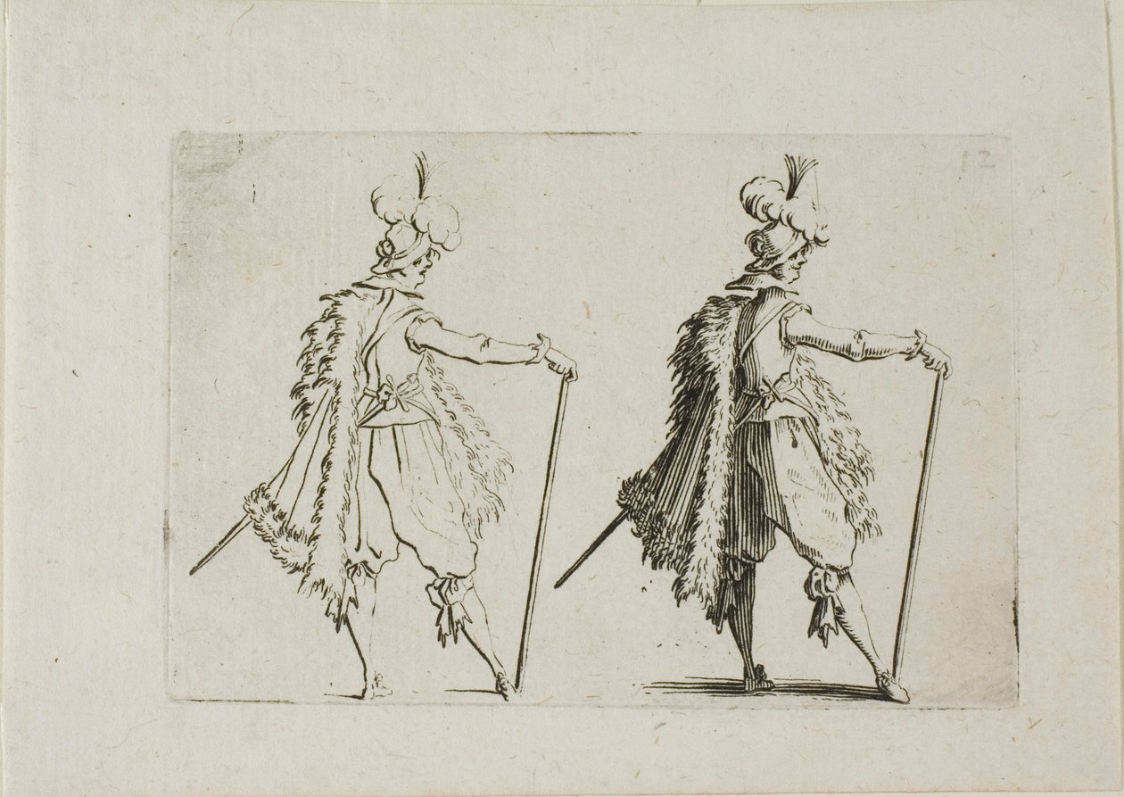Az úriember nagy bottal, A szeszélyekből alkotó: Jacques Callot