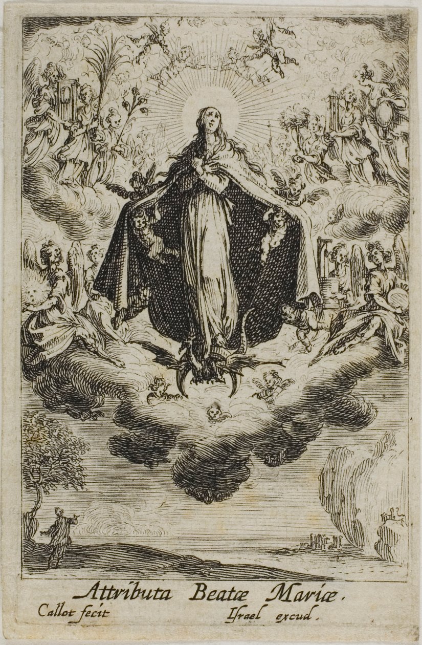 A Szűz megdicsőülése, A Szűzanya életéből alkotó: Jacques Callot