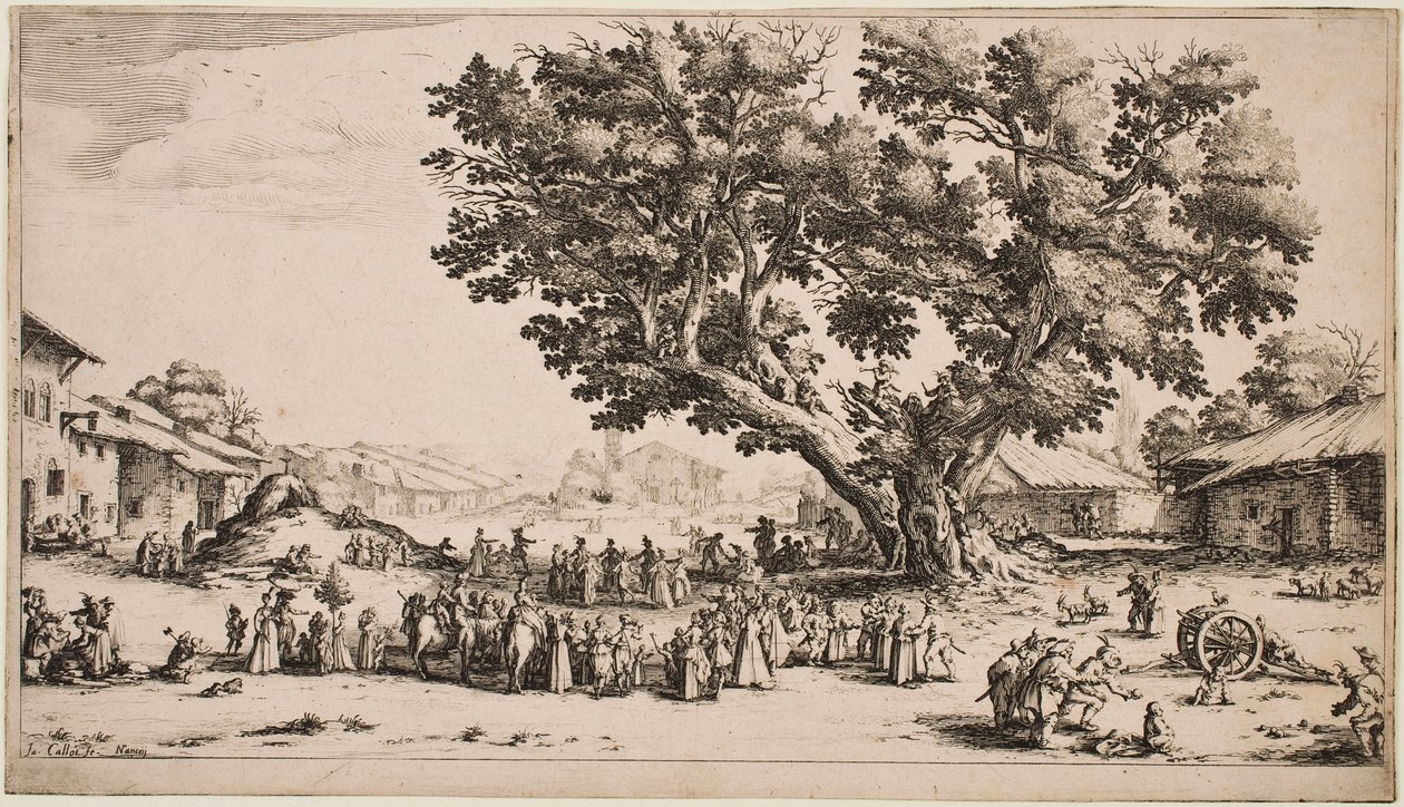 A gondreville-i vásár alkotó: Jacques Callot