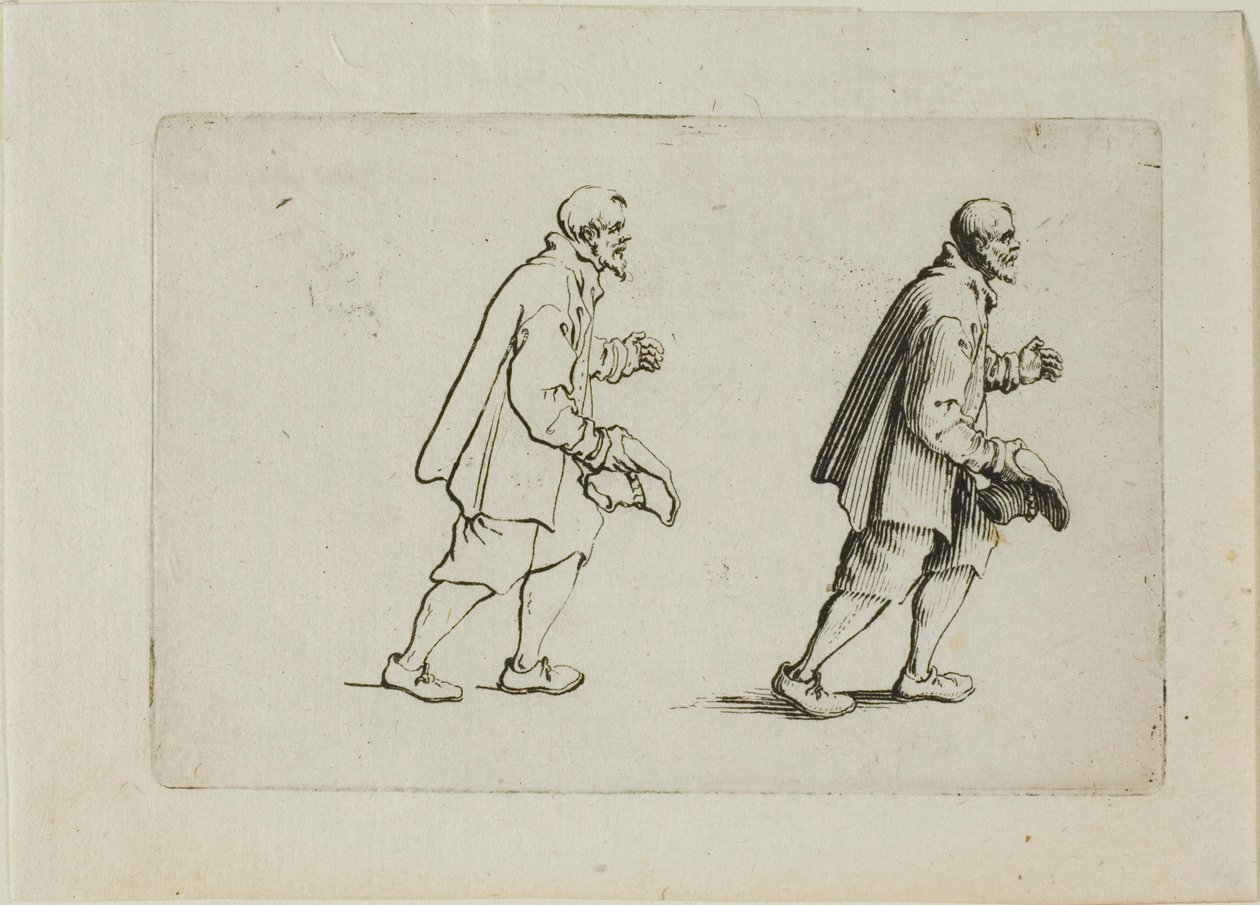A Köszöntő paraszt, A szeszélyekből alkotó: Jacques Callot