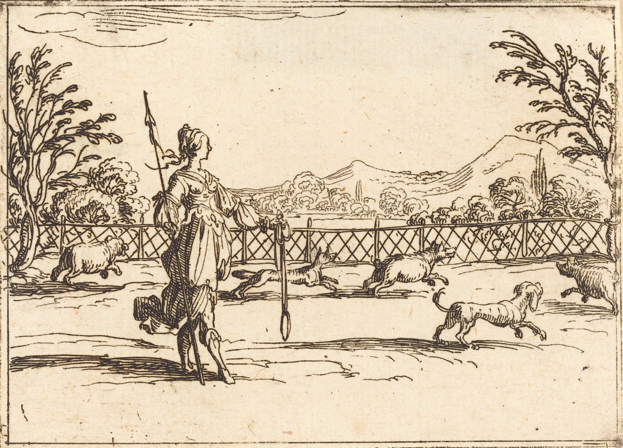 A vadásznő alkotó: Jacques Callot
