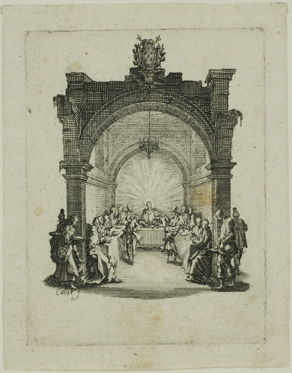 Az utolsó vacsora, A kis passióból alkotó: Jacques Callot
