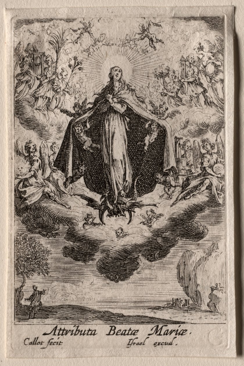 A Szűz élete: A Szűz tulajdonságai alkotó: Jacques Callot