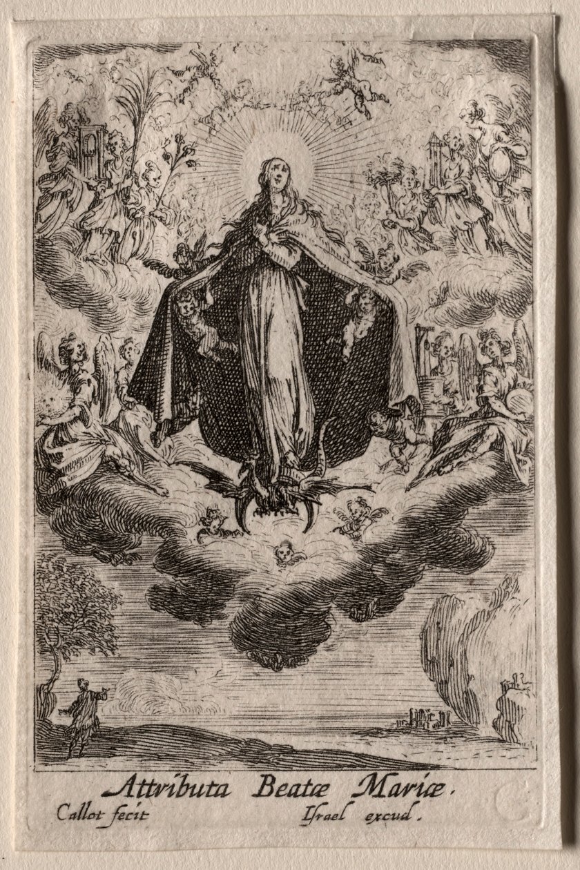 A Szűz élete: A Szűz tulajdonságai. alkotó: Jacques Callot