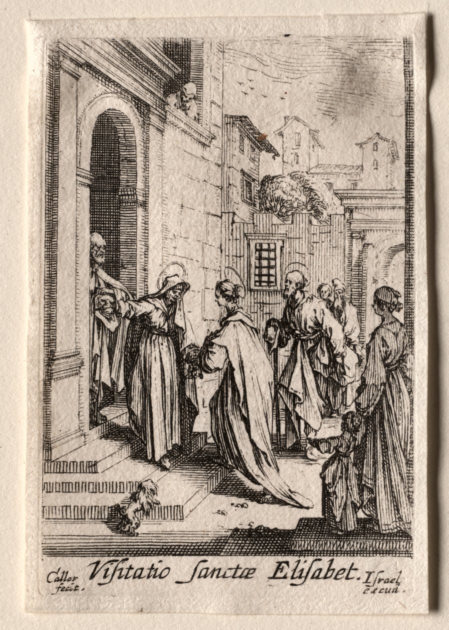 A Szűz élete: A látogatás alkotó: Jacques Callot