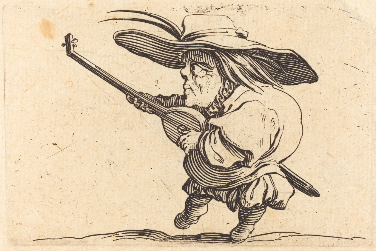 A lantos c. 1622. alkotó: Jacques Callot