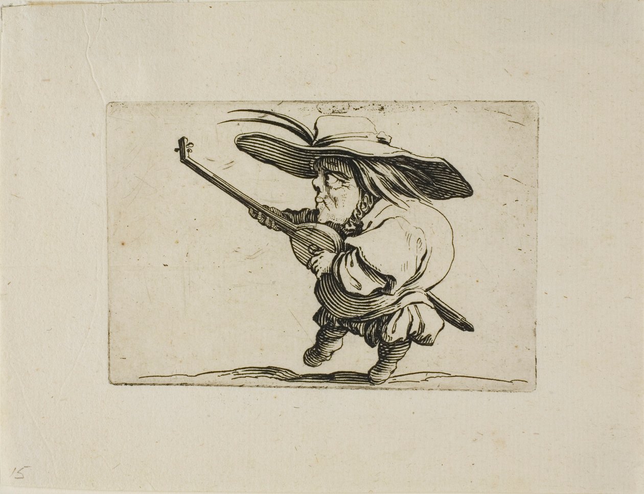 A lantos, Varie Figure Gobbitól alkotó: Jacques Callot