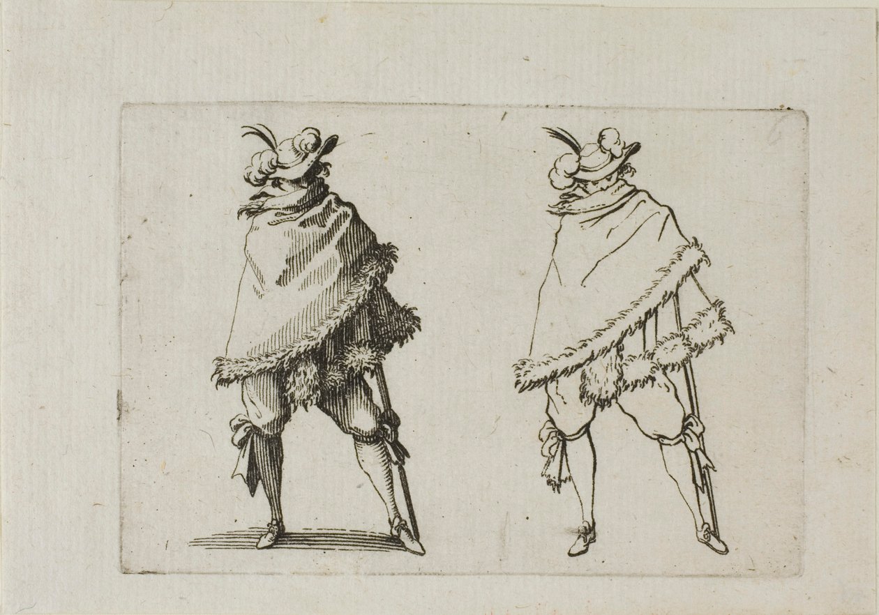 A kabátjába burkolt ember, A szeszélyekből alkotó: Jacques Callot