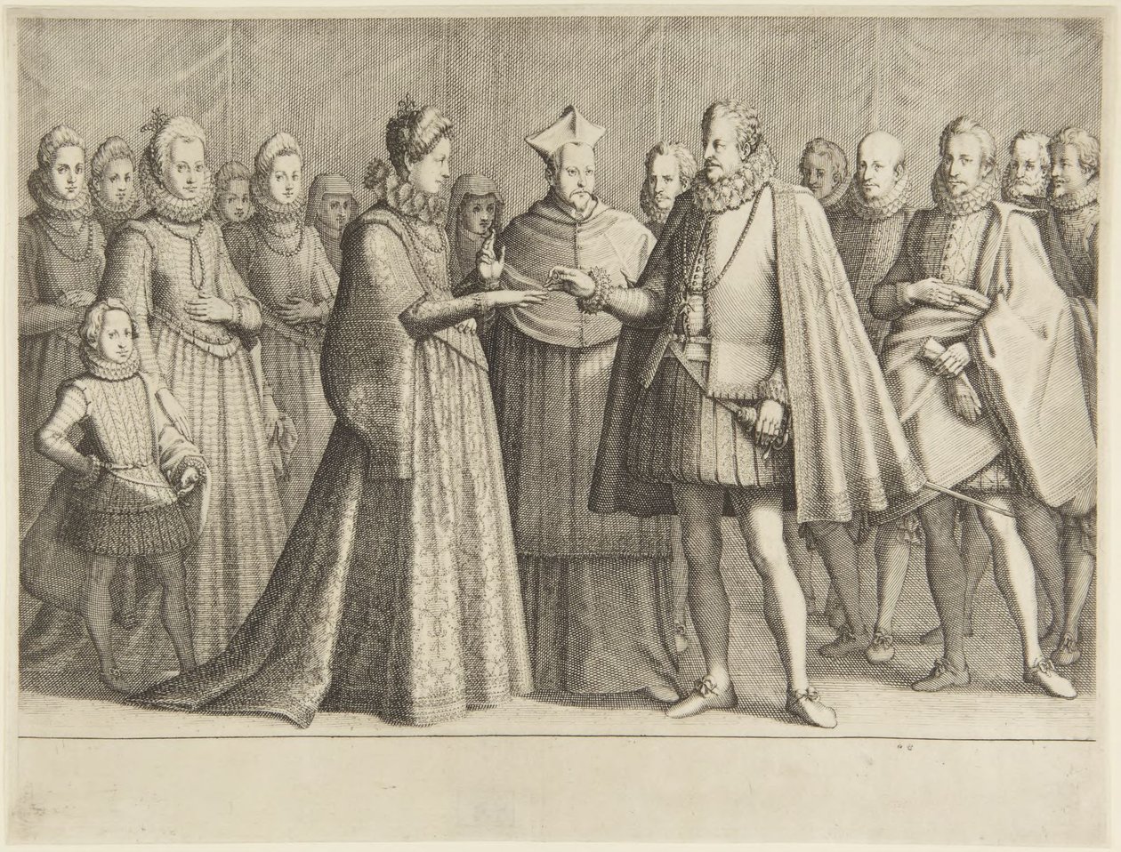 I. Ferdinánd házassága alkotó: Jacques Callot