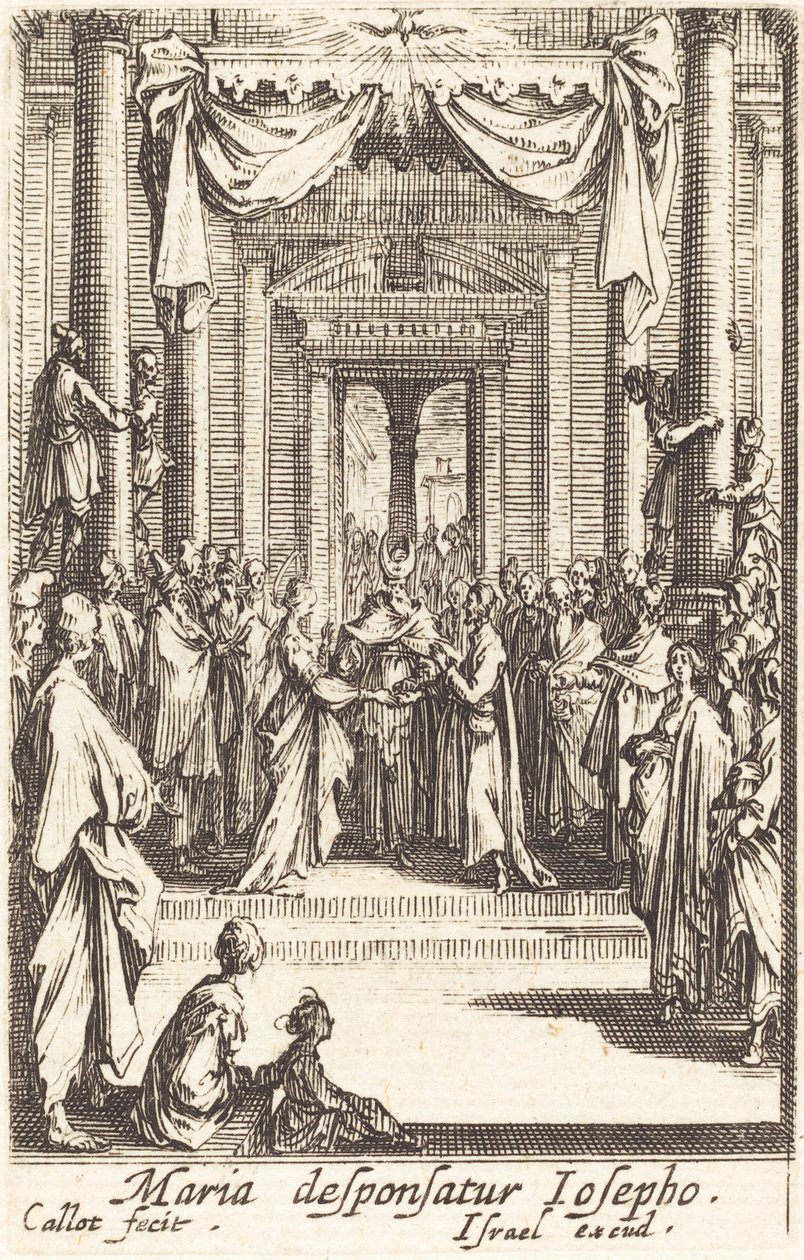 A Szűzanya házassága alkotó: Jacques Callot