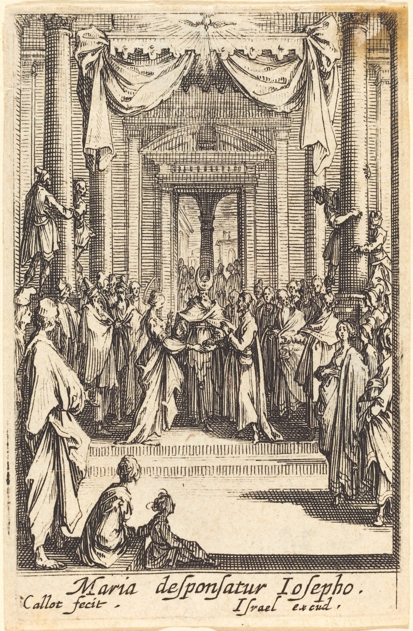 A Szűzanya házassága alkotó: Jacques Callot