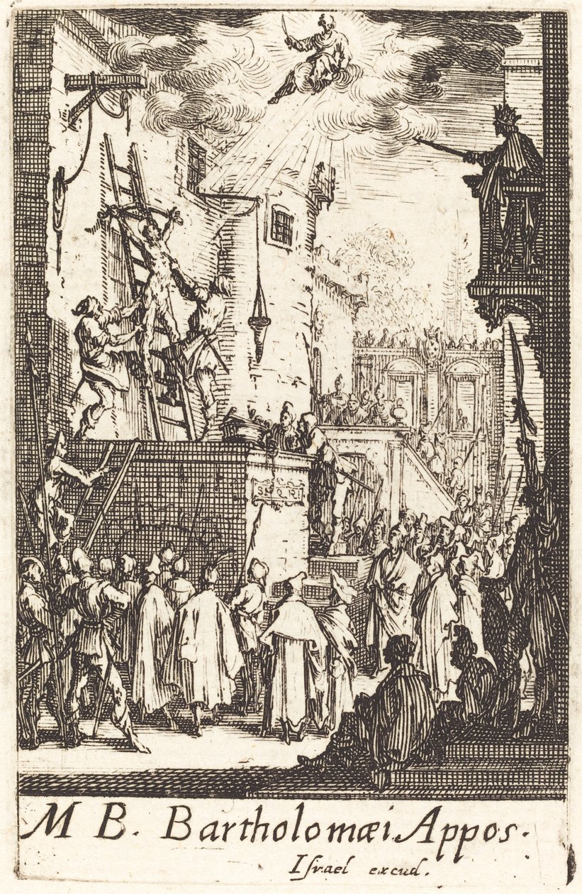 Szent Bertalan mártíromsága alkotó: Jacques Callot