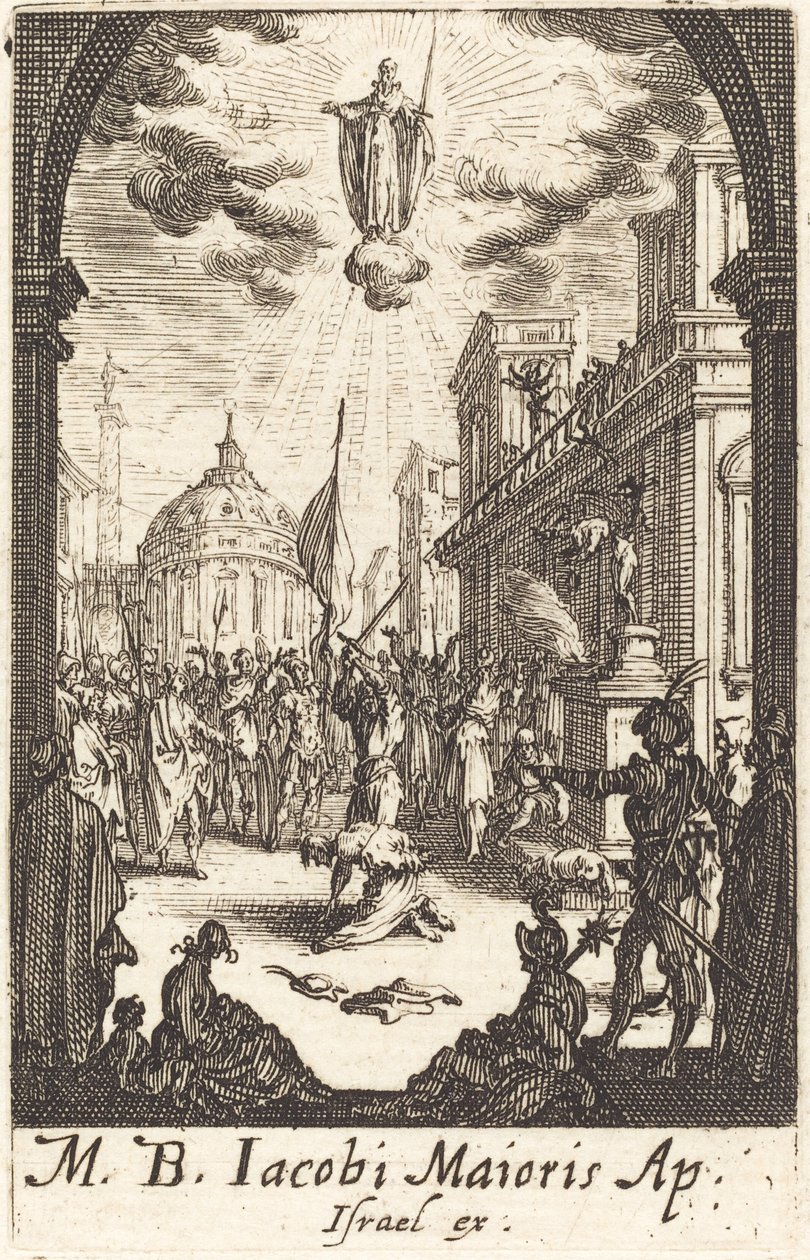 Major Szent Jakab mártíromsága alkotó: Jacques Callot