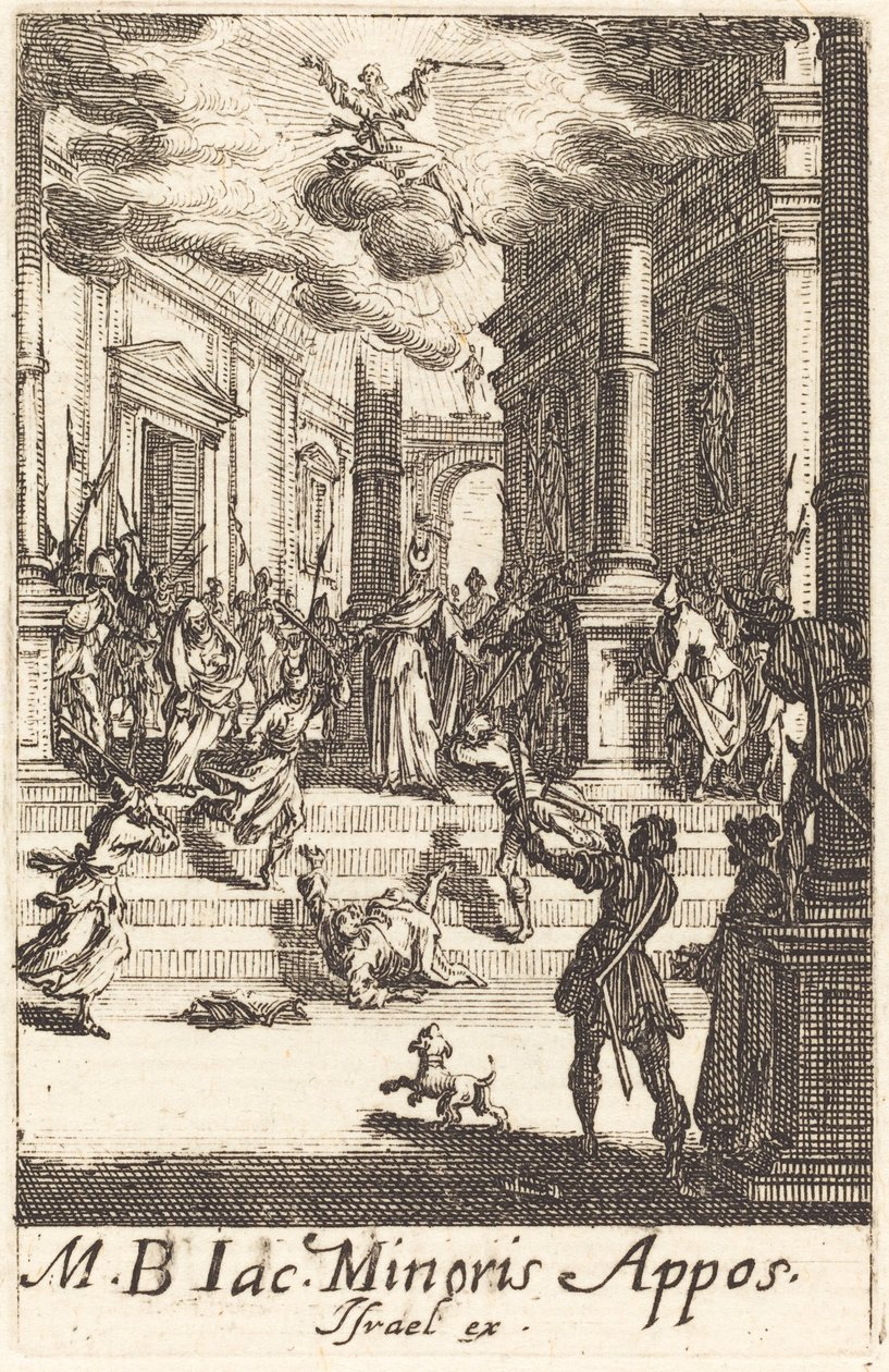 Kisebb Szent Jakab mártíromsága, c. 16341635. alkotó: Jacques Callot