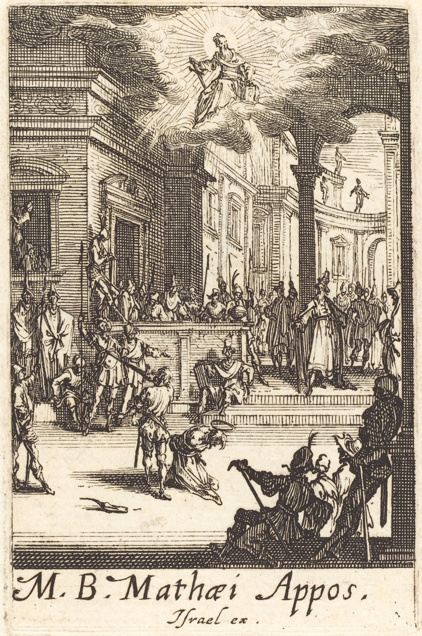 Szent Máté vértanúsága alkotó: Jacques Callot