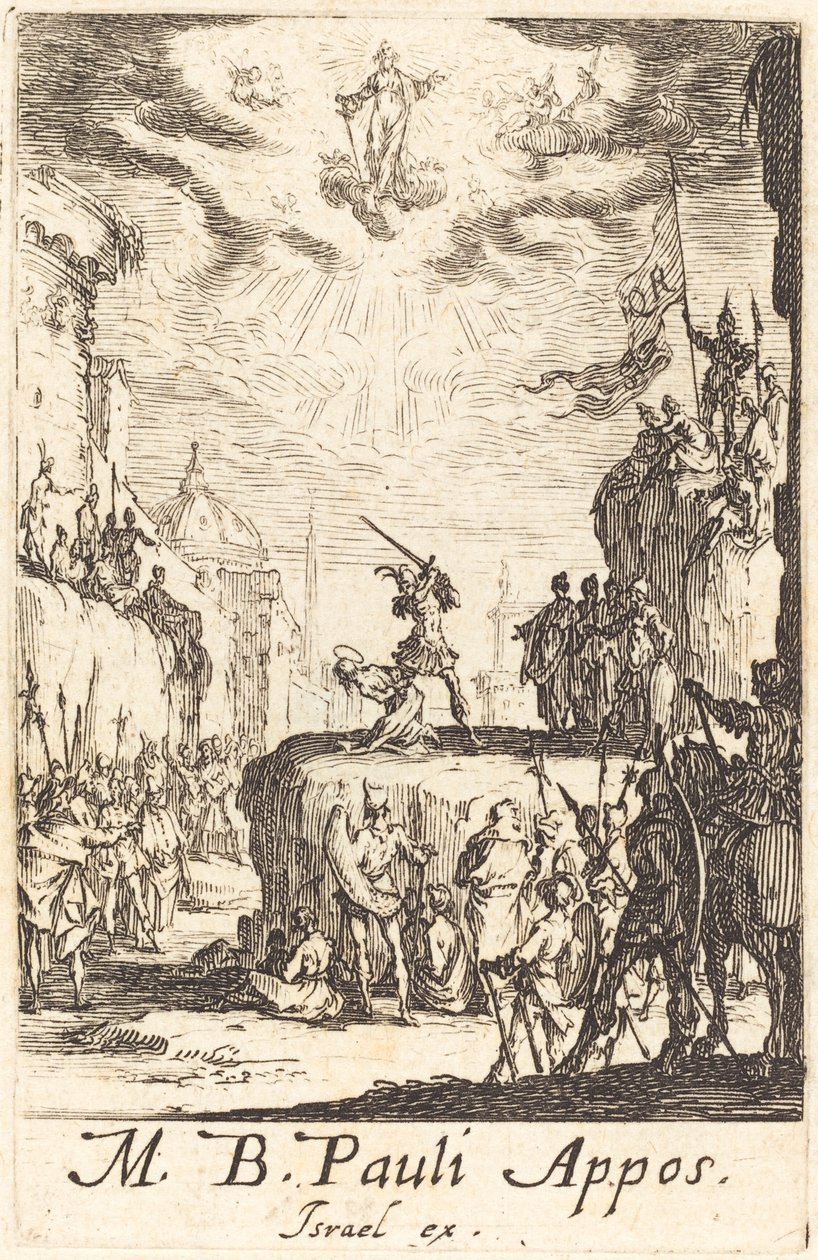 Szent Pál vértanúsága alkotó: Jacques Callot