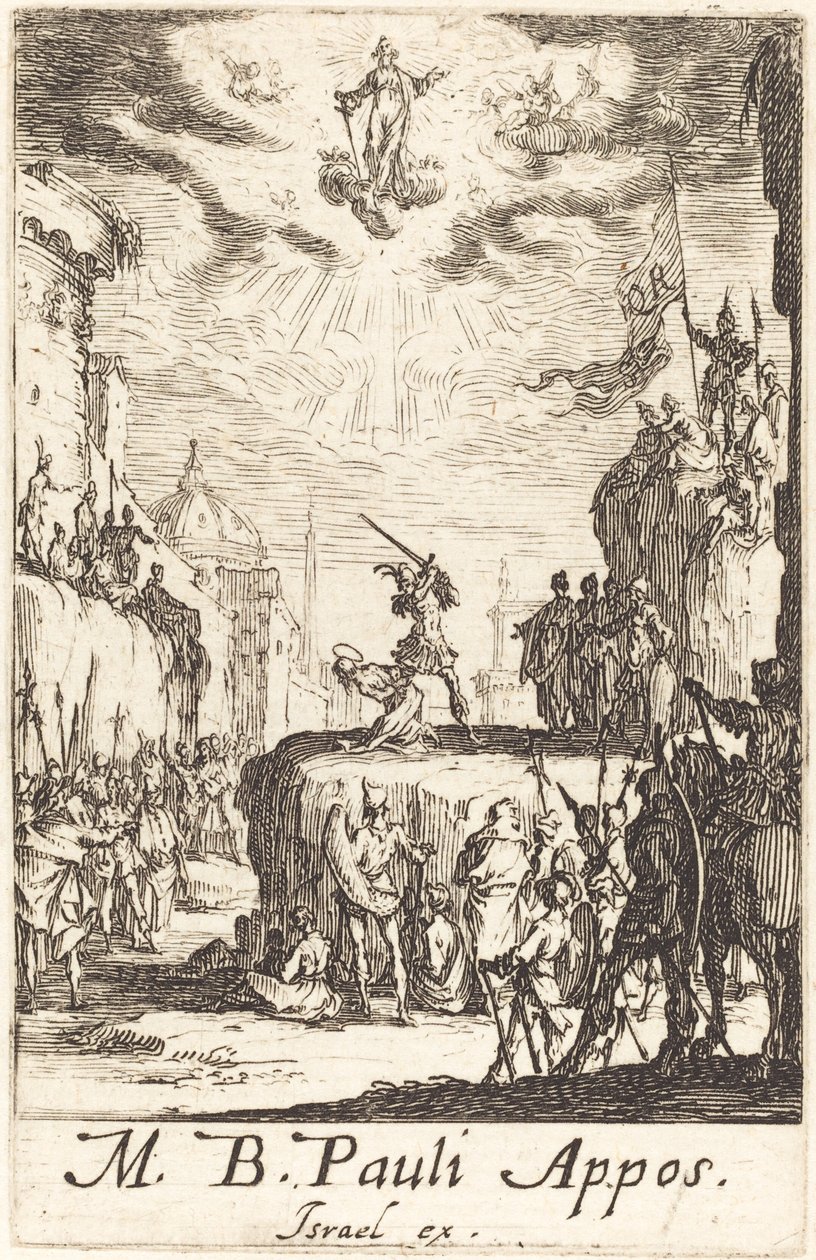 Szent Pál vértanúsága, c. 16341635. alkotó: Jacques Callot