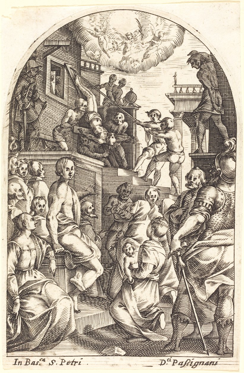 Szent Péter vértanúsága alkotó: Jacques Callot