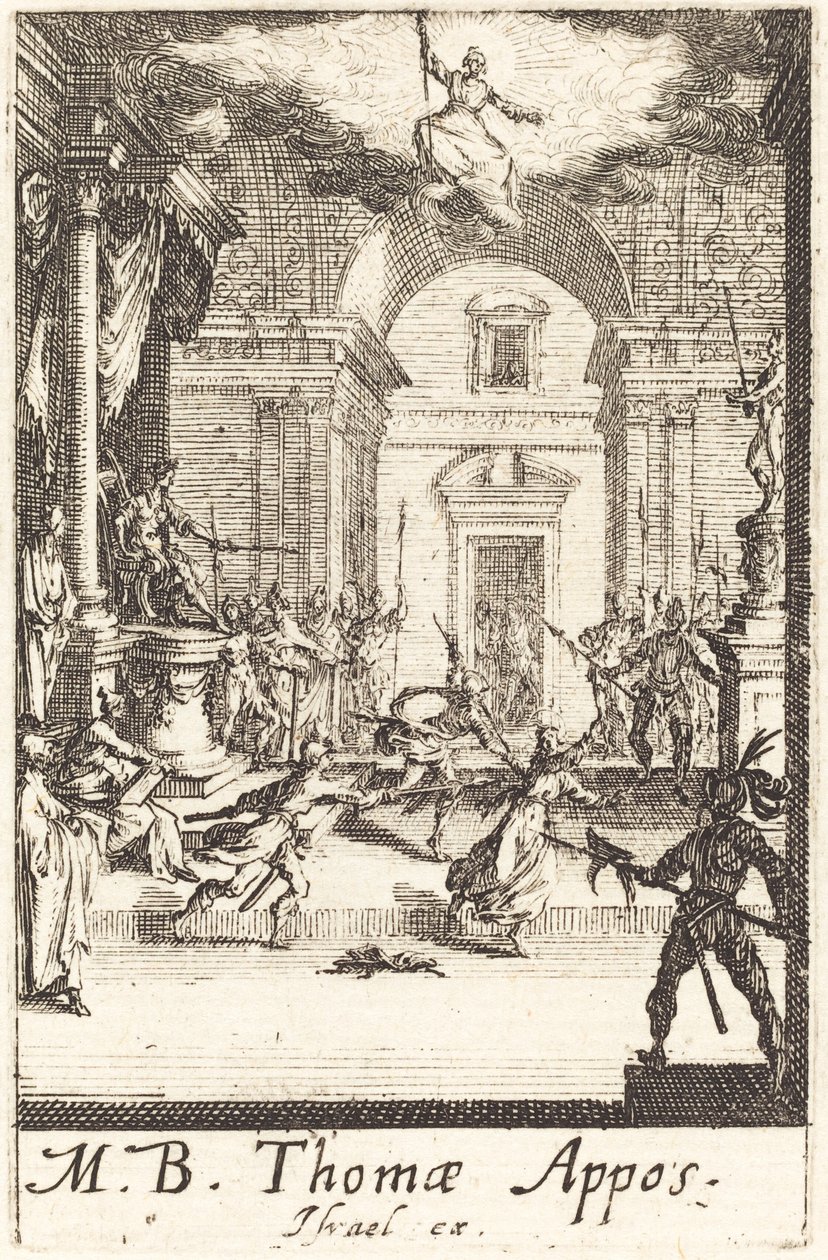 Szent Tamás mártíromsága alkotó: Jacques Callot