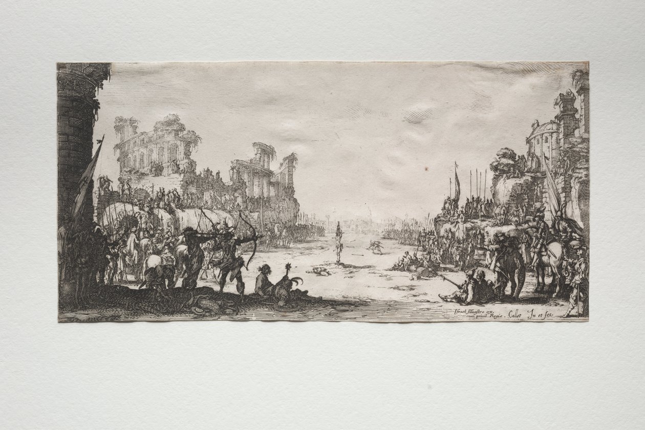 Szent Sebestyén vértanúsága alkotó: Jacques Callot