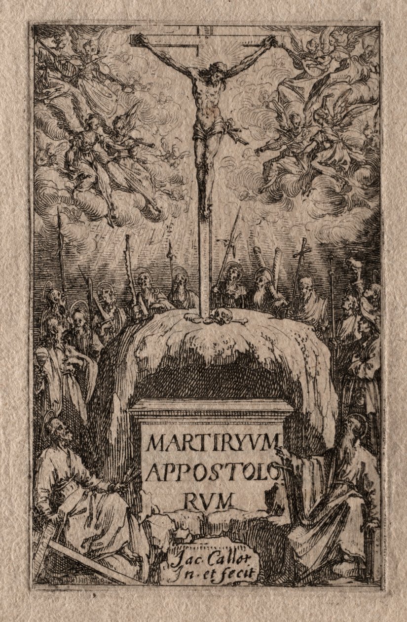 Az apostolok vértanúsága: Frontispiece alkotó: Jacques Callot