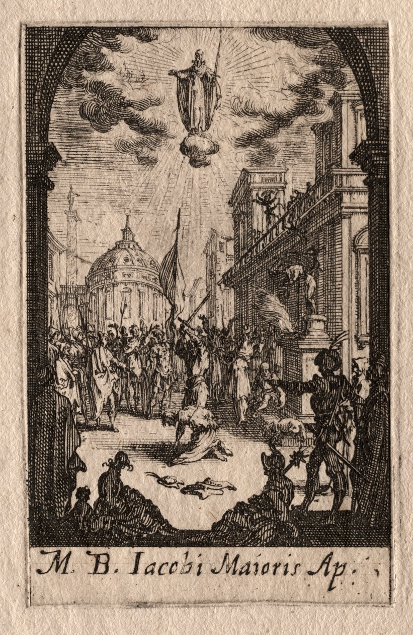 Az apostolok vértanúsága: Nagy Szent Jakab alkotó: Jacques Callot