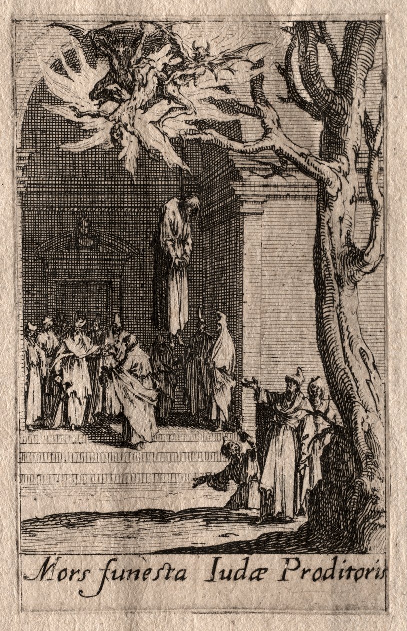 Az apostolok vértanúsága: Júdás halála alkotó: Jacques Callot