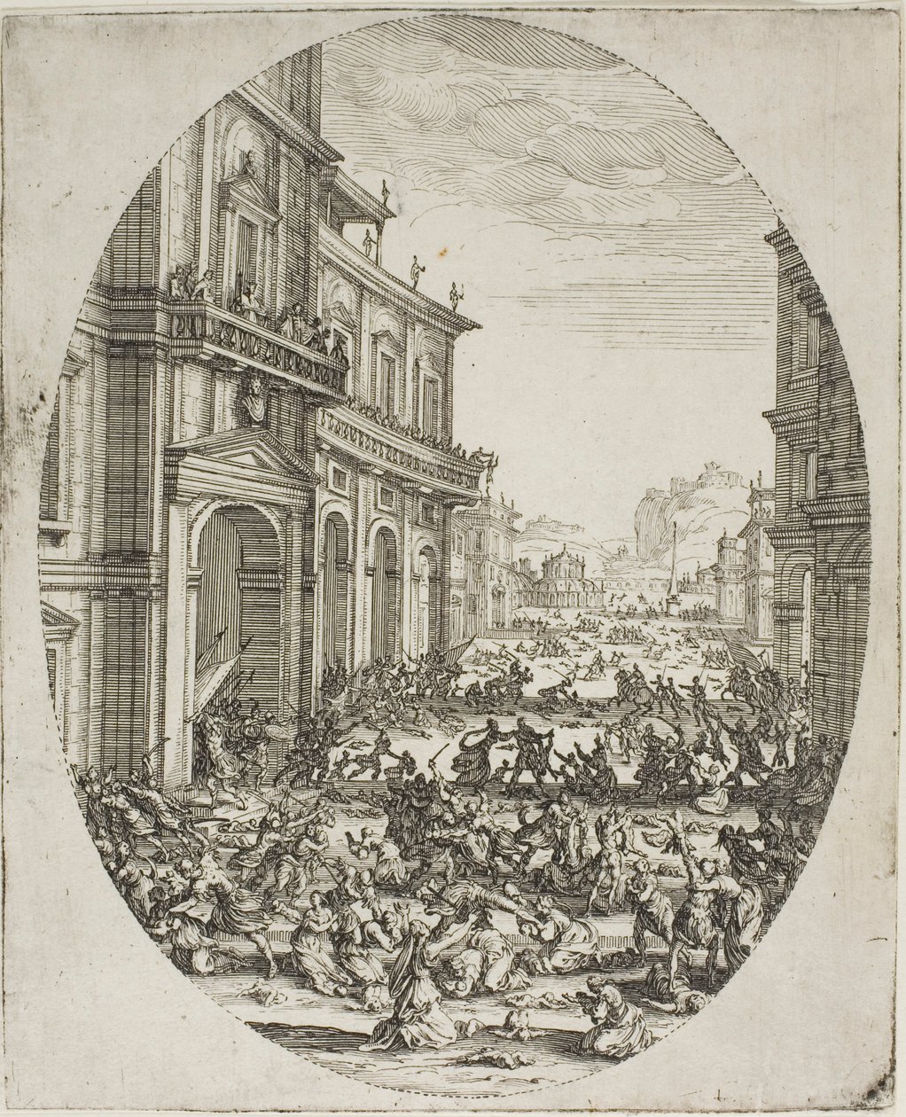 Az ártatlanok mészárlása (második lemez) alkotó: Jacques Callot