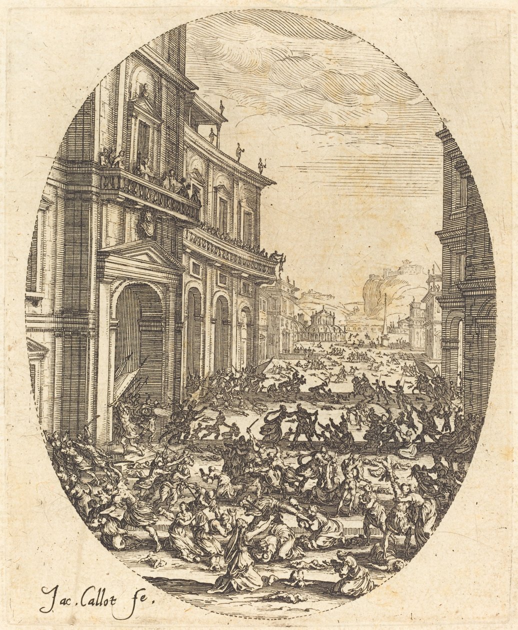 Az ártatlanok mészárlása alkotó: Jacques Callot