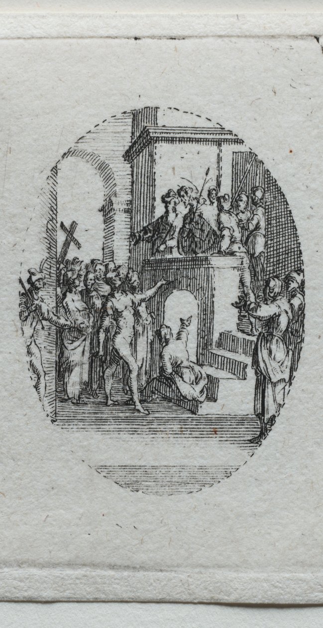 A szenvedés titkai: Krisztus bemutatott az embereknek alkotó: Jacques Callot