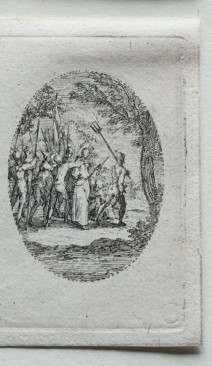 A szenvedés titkai: Krisztus fogságba esett alkotó: Jacques Callot