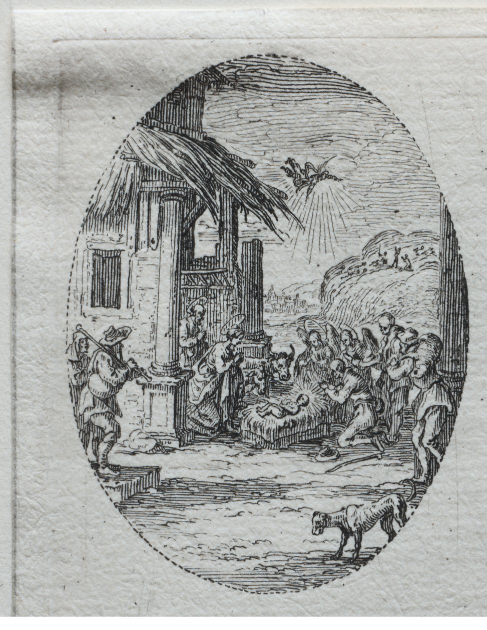 A szenvedély rejtelmei: A pásztorok imádása alkotó: Jacques Callot