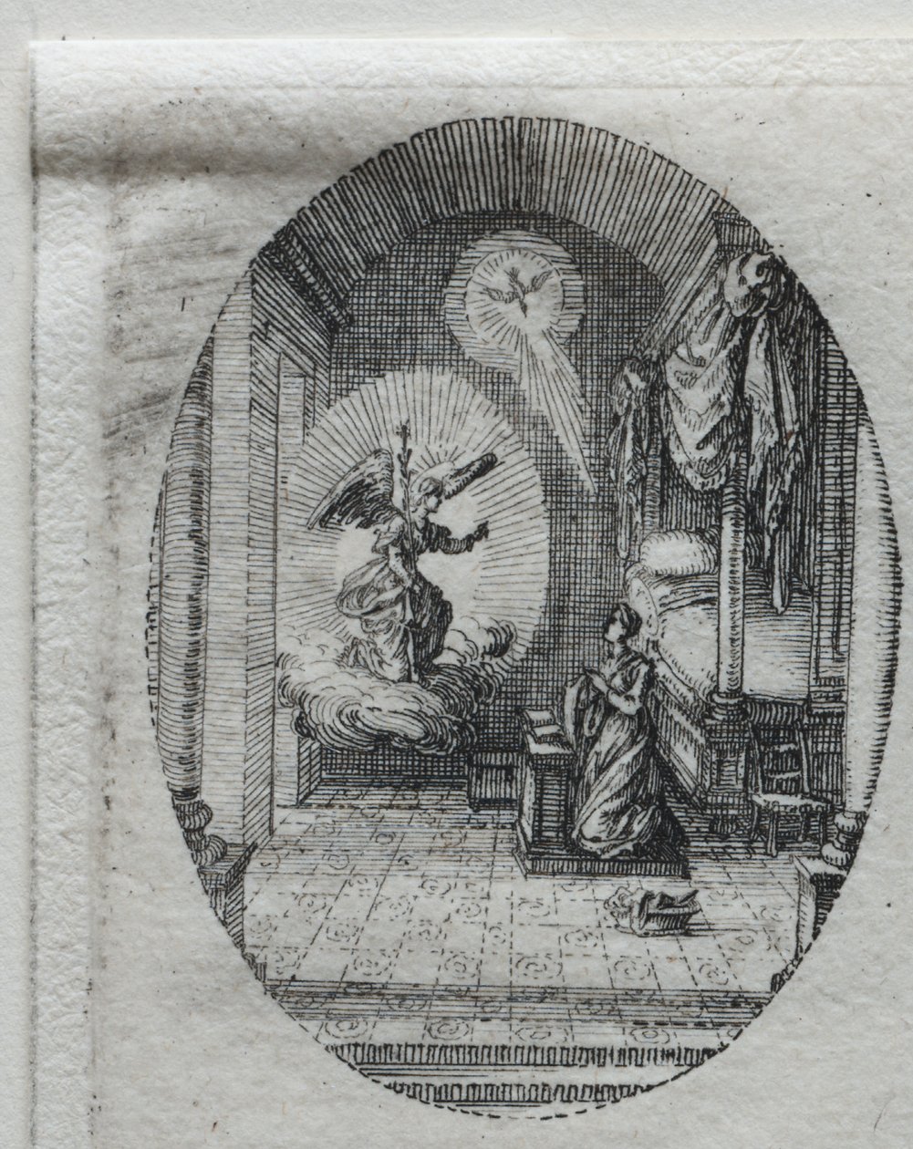 A szenvedély rejtelmei: Az Angyali üdvözlet alkotó: Jacques Callot