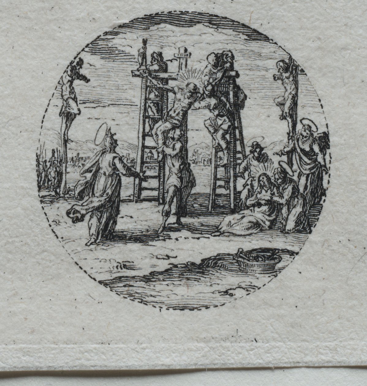 A szenvedély rejtelmei: A keresztre feszítés alkotó: Jacques Callot