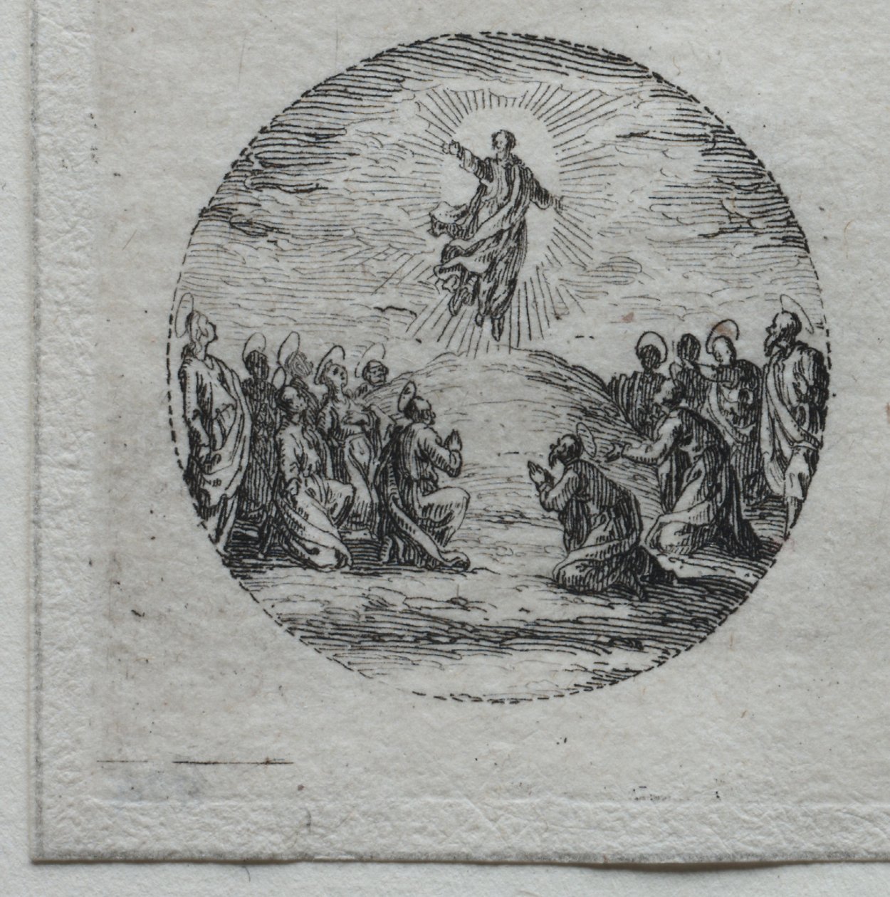 A szenvedés titkai: A feltámadás. alkotó: Jacques Callot