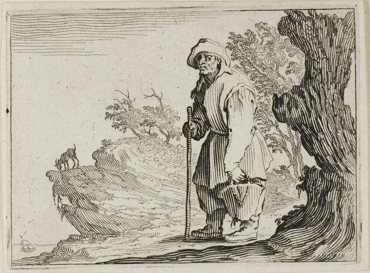 A táskáját cipelő paraszt, A szeszélyekből alkotó: Jacques Callot