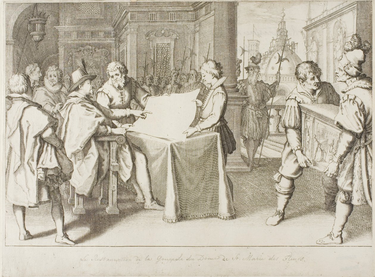 A firenzei kupola helyreállítása alkotó: Jacques Callot