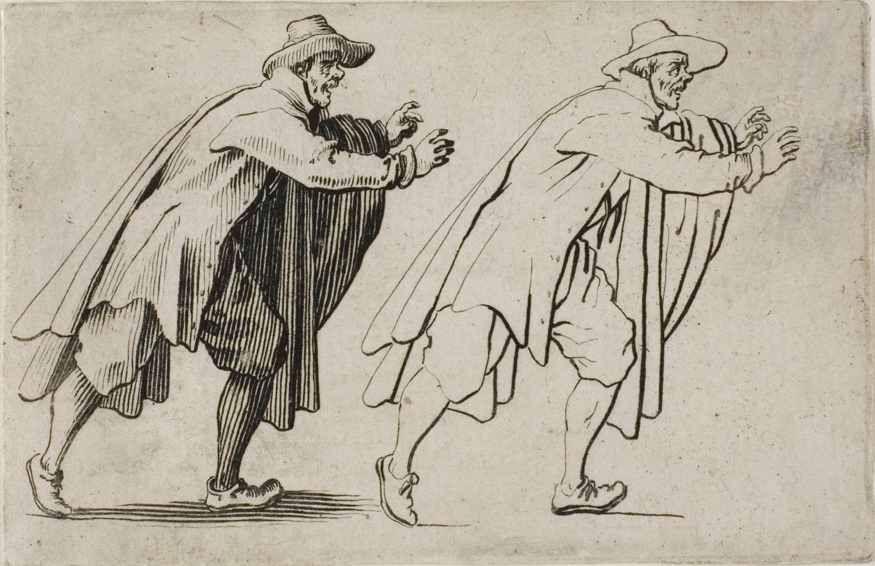 The Running Man, A szeszélyekből alkotó: Jacques Callot