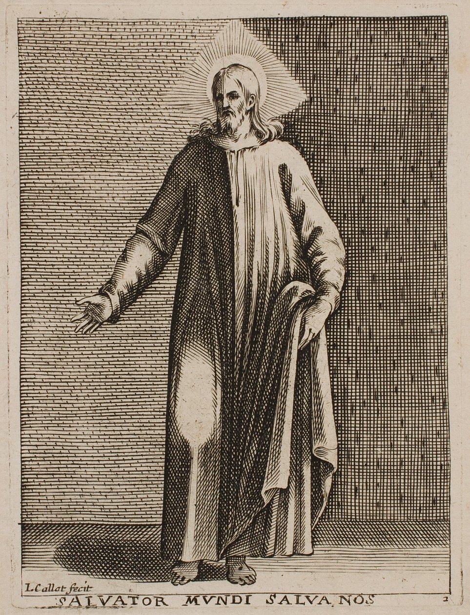A világ Megváltója, a „Római képek” sorozatból alkotó: Jacques Callot