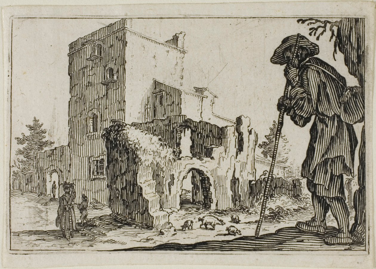 A pásztor és a romok, A szeszélyekből alkotó: Jacques Callot