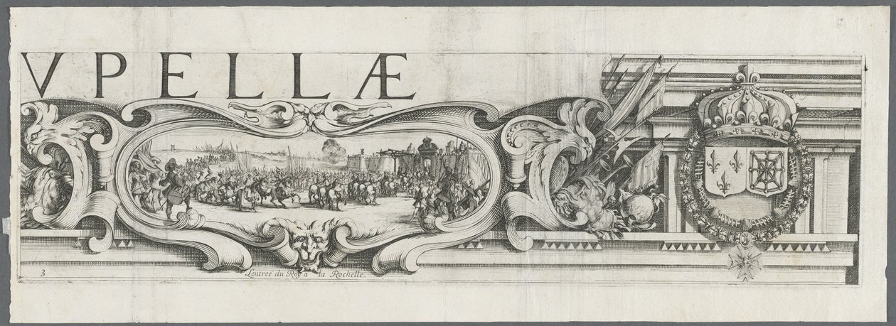 La Rochelle ostroma: 3. táblakép alkotó: Jacques Callot