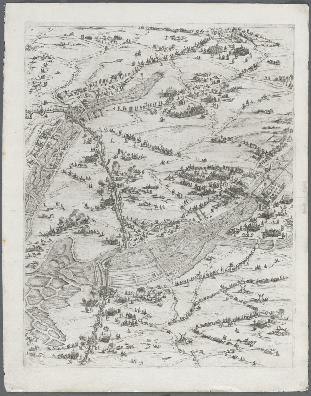 La Rochelle ostroma: 7. táblakép alkotó: Jacques Callot