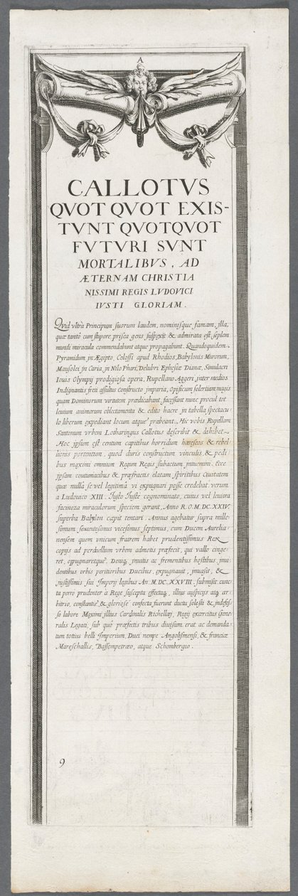 La Rochelle ostroma: 8. tábla alkotó: Jacques Callot