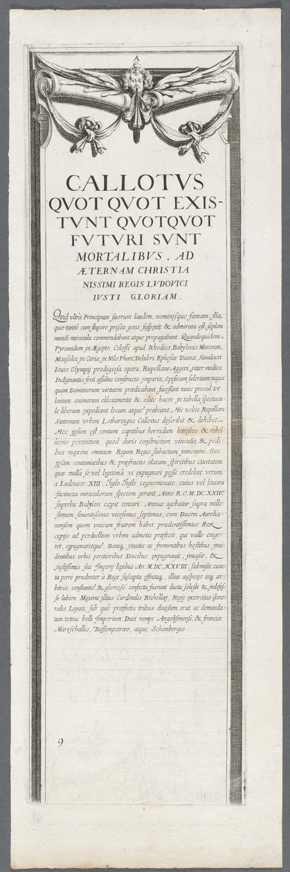 La Rochelle ostroma: 8. tábla, 1628-1630. alkotó: Jacques Callot