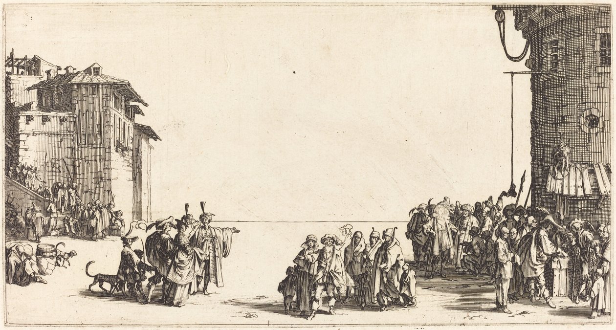 A rabszolgapiac alkotó: Jacques Callot