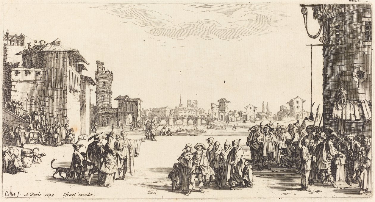 A rabszolgapiac alkotó: Jacques Callot