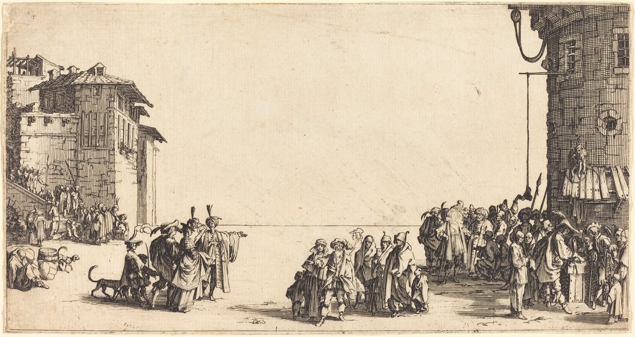 A rabszolgapiac alkotó: Jacques Callot