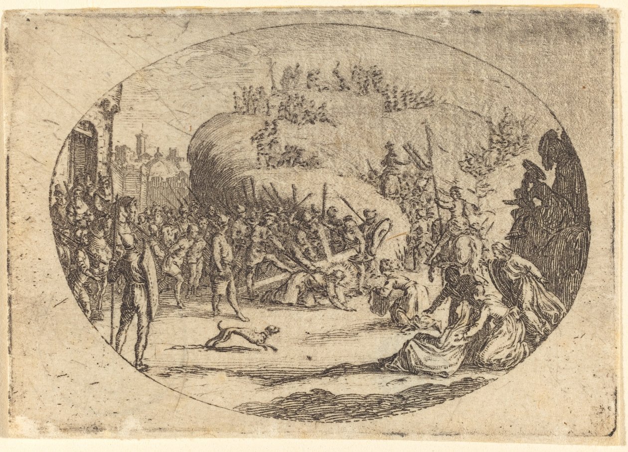 A kis kereszthordás alkotó: Jacques Callot