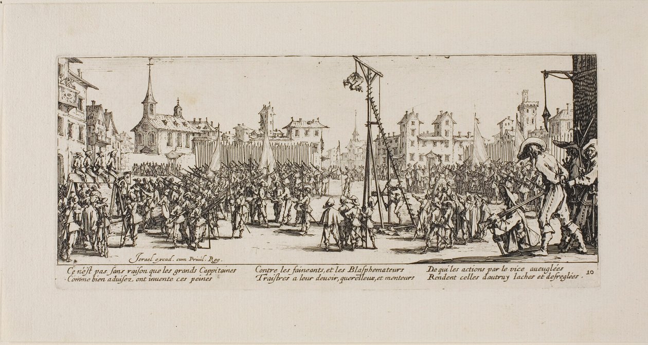 A Strappado, a The Miseries of War tízes lemeze alkotó: Jacques Callot