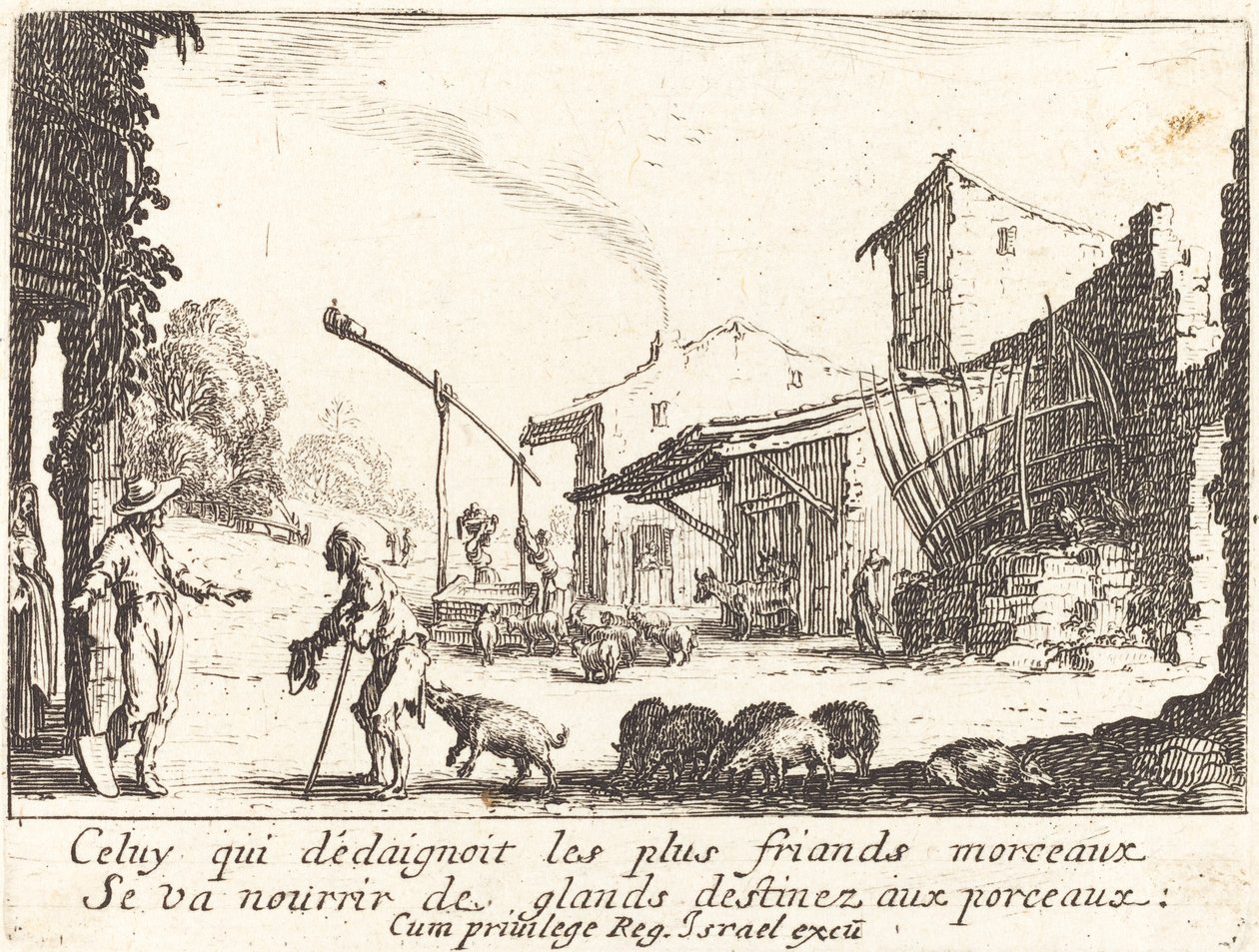 A disznópásztor alkotó: Jacques Callot